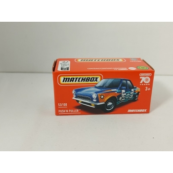 Matchbox 1:64 Power Grab - Push 'N Puller blue